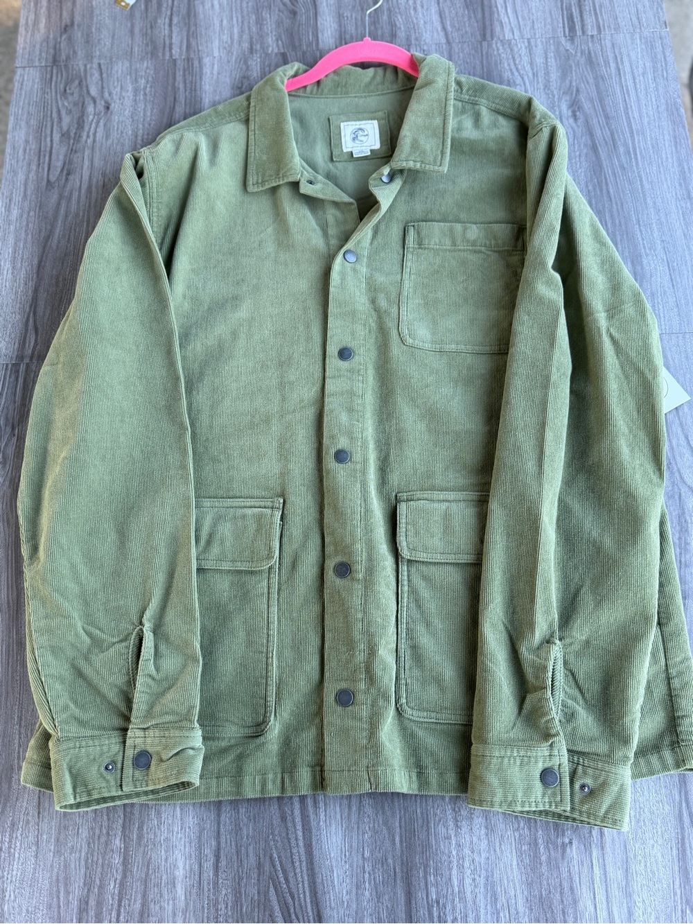 O'Neill O'riginalsOG Trails Corduroy Chore Jacket Olive Green Workwear Shacket
